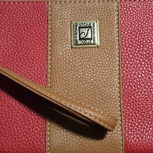 Stone Mountain Bonded Leather Wristlet